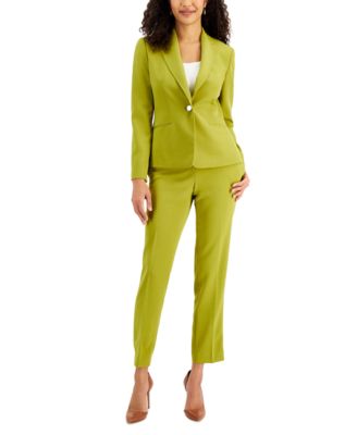 macys womens petite pant suits