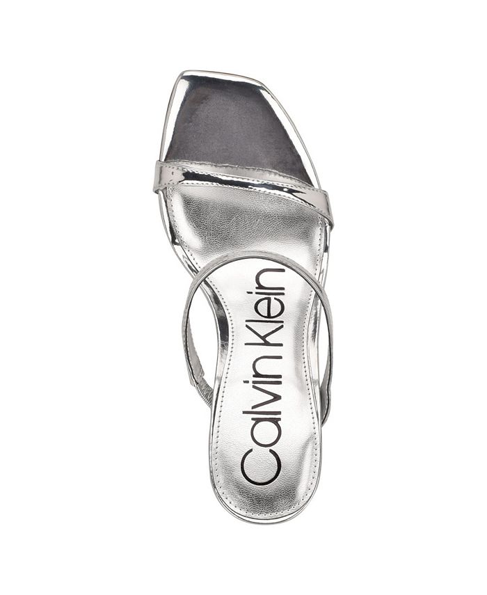 Calvin Klein Women's Halena Barely There Stiletto Heel Dress Sandals Macy's