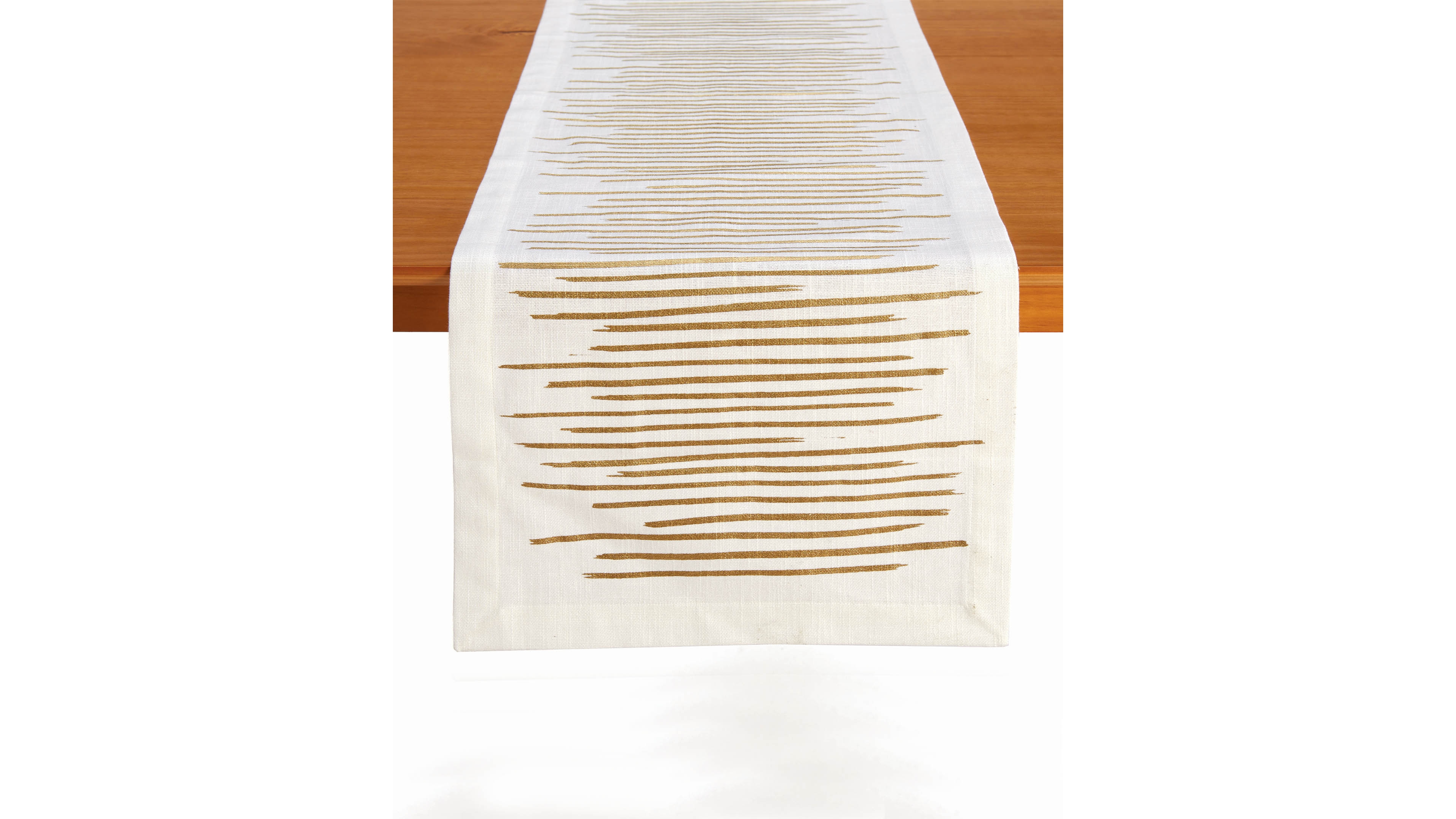 Brushstroke Table Runner, 72" x 14"