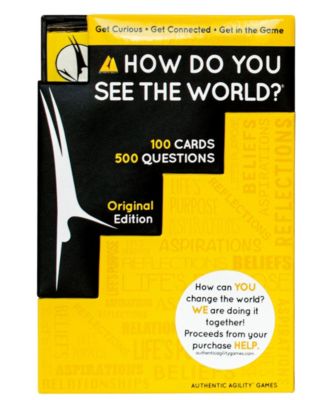 How Do You See The World? Authentic Agility Conversation Card Game