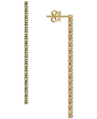 EFFY Collection - Diamond Linear Drop Earrings (3/4 ct. t.w.) in 14k Gold