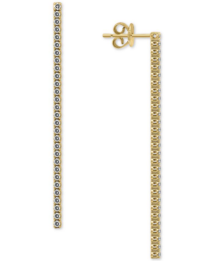 EFFY Collection - Diamond Linear Drop Earrings (3/4 ct. t.w.) in 14k Gold