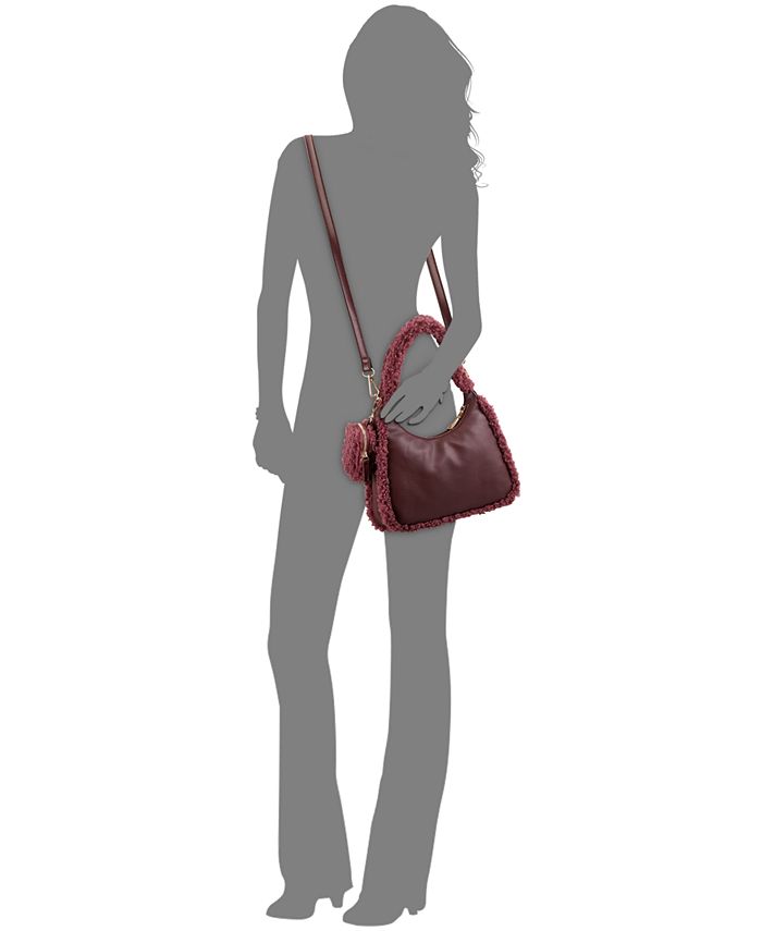 INC International Concepts Zaree Faux Fur Shoulder Bag, Created for