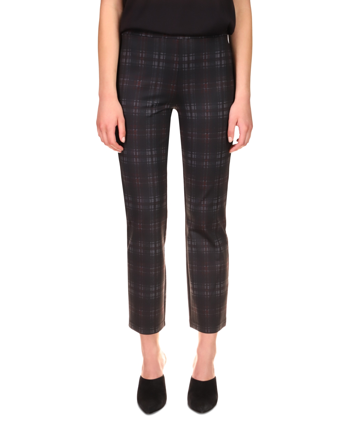Sanctuary Carnaby Kick Crop Pants In Marion Plaid