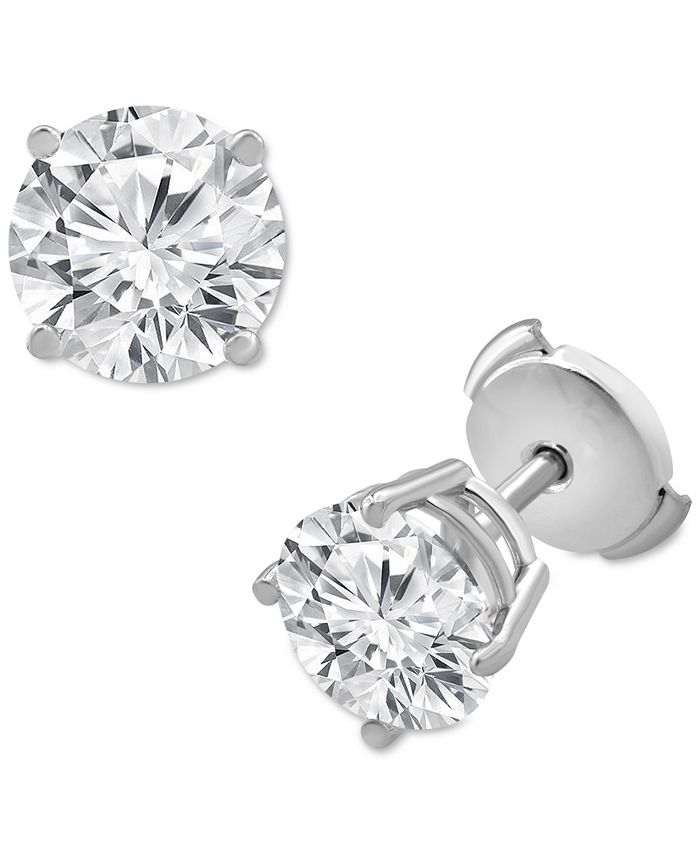 Badgley Mischka Certified Lab Grown Diamond Stud Earrings (4 ct. t.w ...