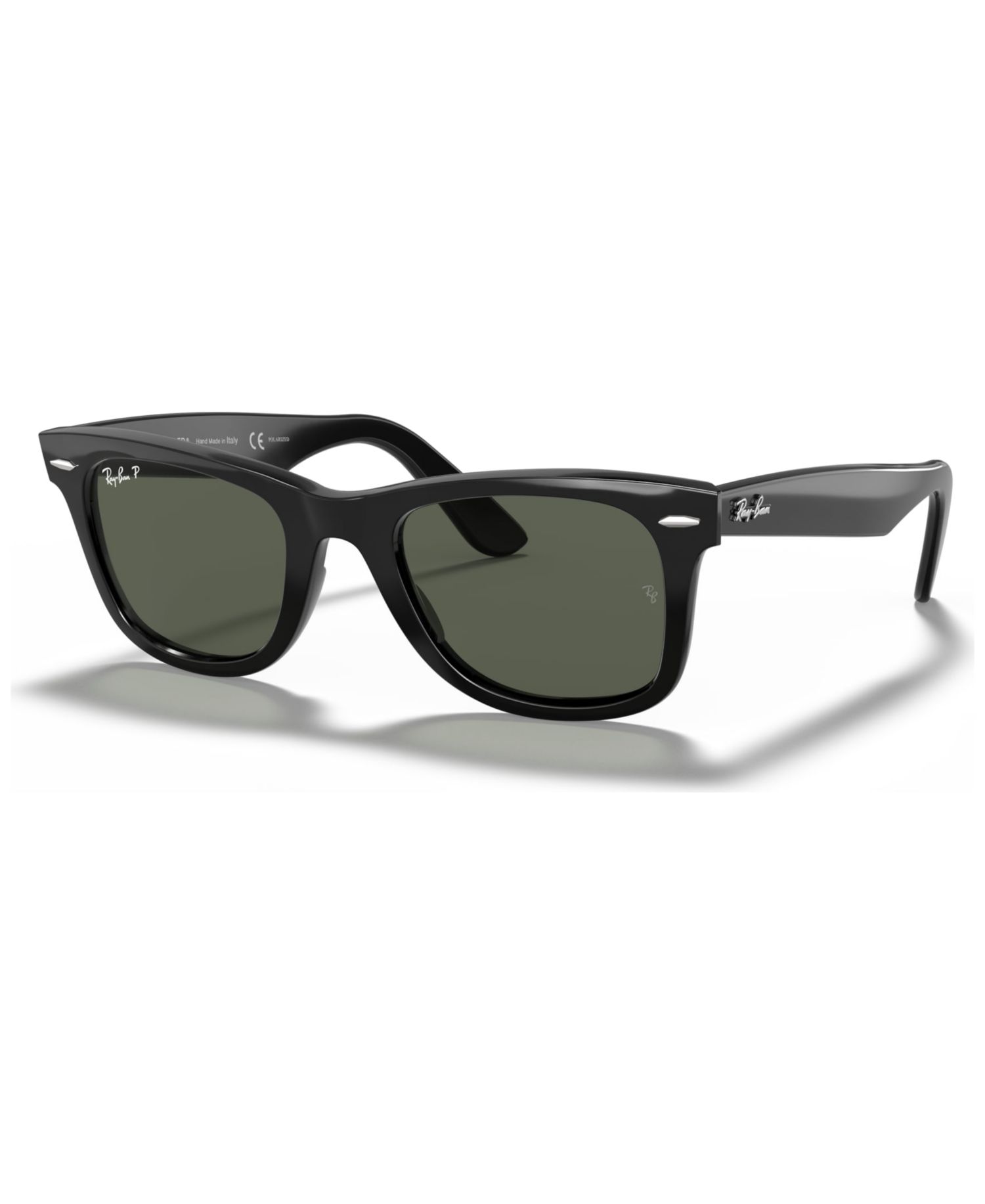 Unisex Polarized Low Bridge Fit Sunglasses, RB2140F ORIGINAL WAYFARER CLASSIC 54