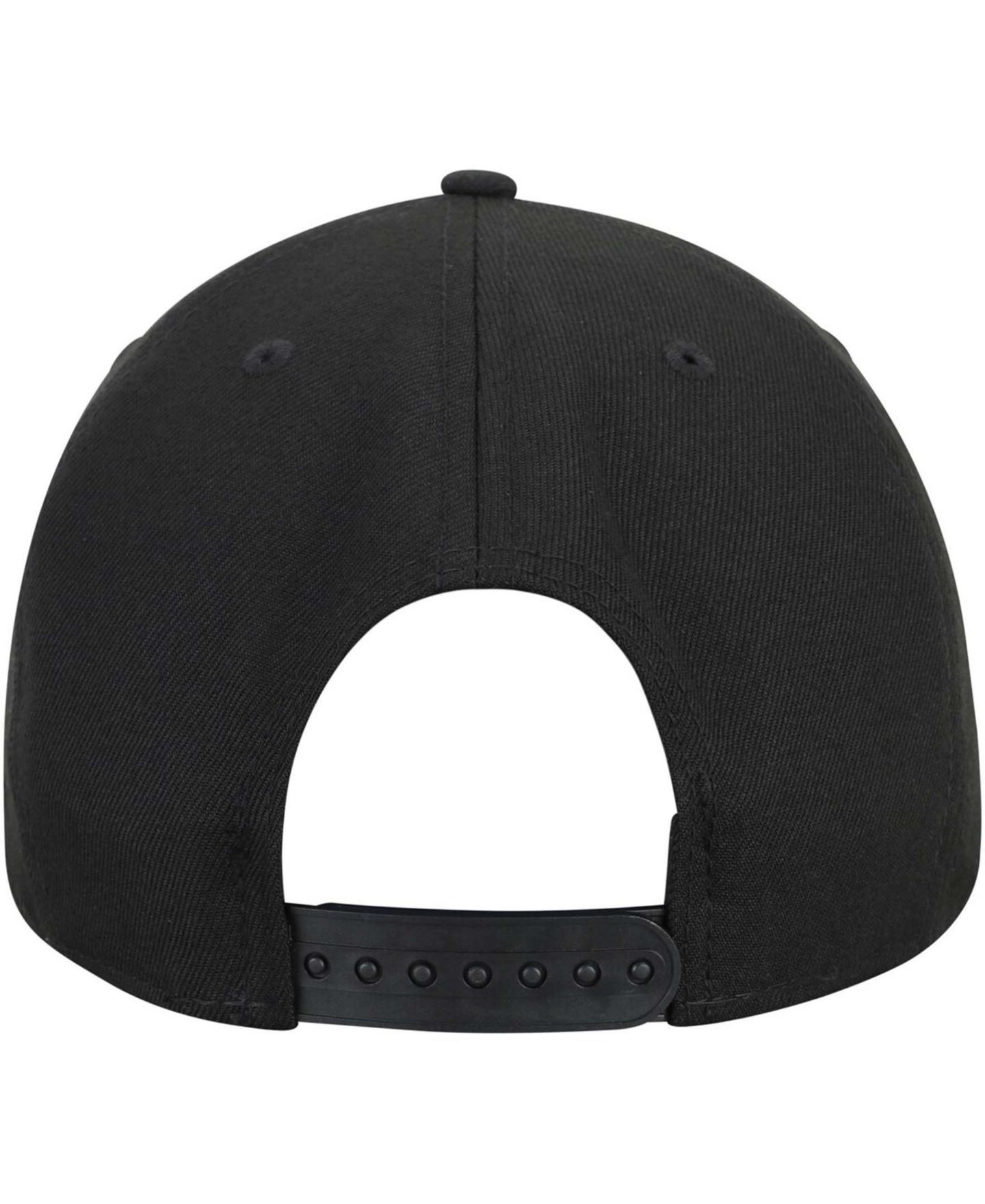 Мужская кепка New Era Chicago White Sox Black On Black 9Fifty Team Snapback Adjustable Hat - Black — фото 5