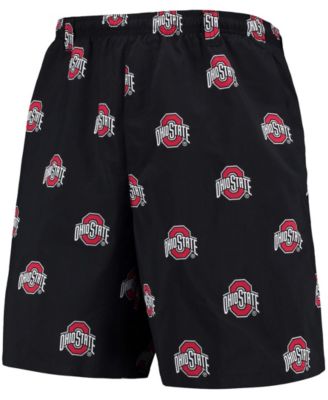 Men's Black Ohio State Buckeyes Backcast II 8" Omni-Shade Hybrid Shorts