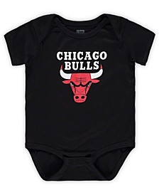 Infant Black Chicago Bulls Primary Team Logo Bodysuit