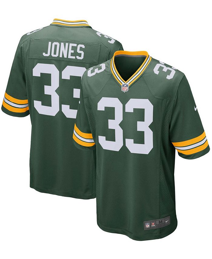 Green Bay Packers Road Game Jersey - Aaron Jones - Mens