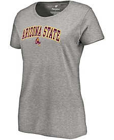 Women's Gray Arizona State Sun Devils Campus T-shirt