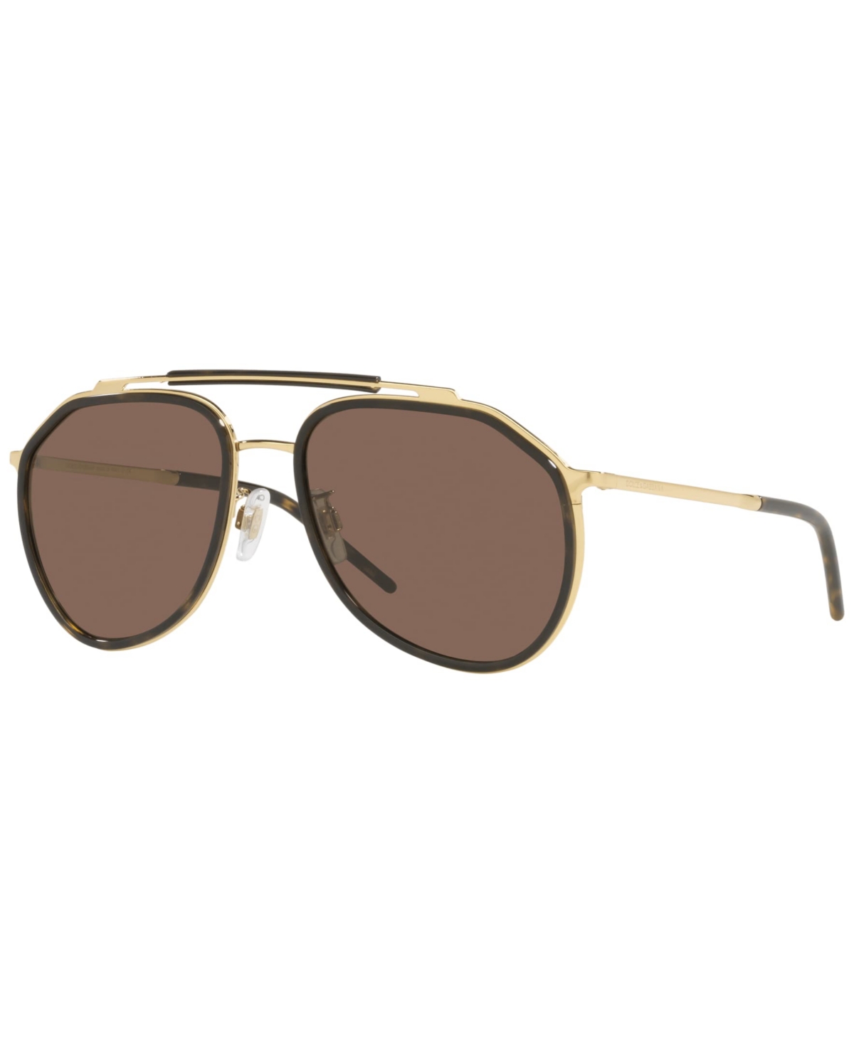 Shop Dolce & Gabbana Men's Sunglasses, Dg2277 57 In Gold-tone,havana