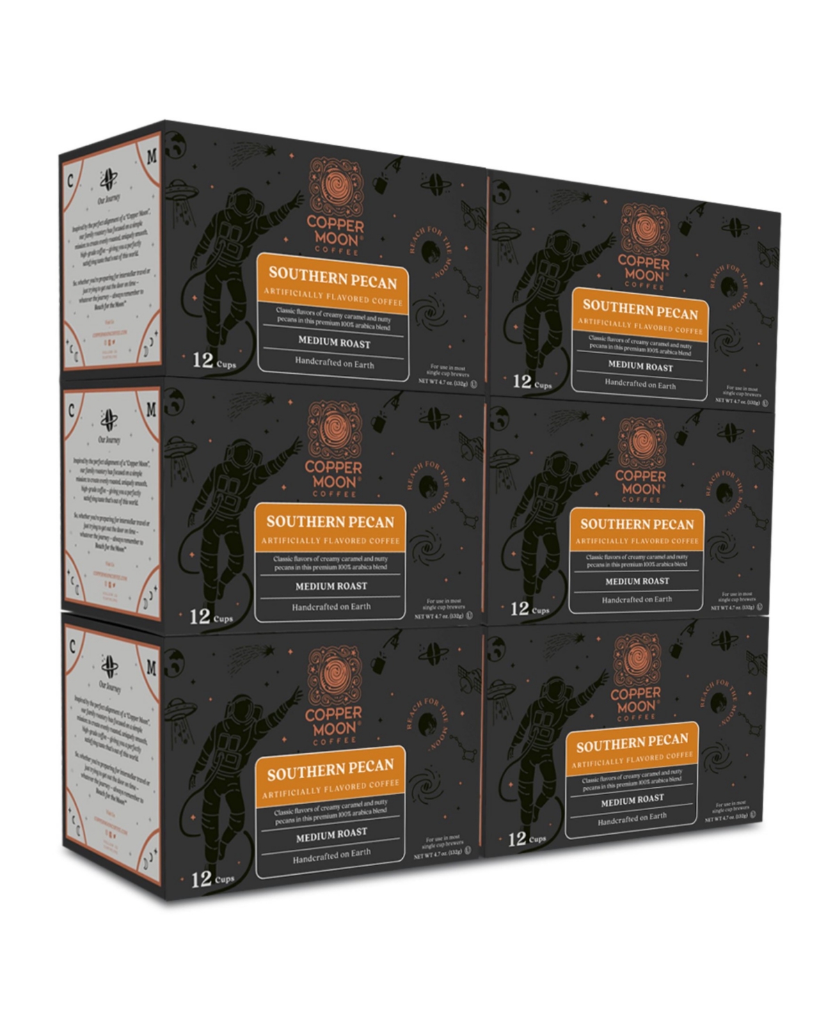 Copper Moon Coffee Southern Pecan Single Serve Coffee Pods, 72 Count