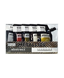 Abstract Acrylic Set, 5 Colors