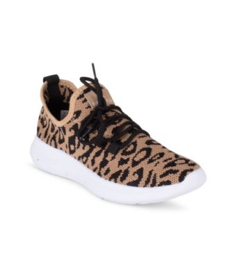 cheetah slip on tennis shoes