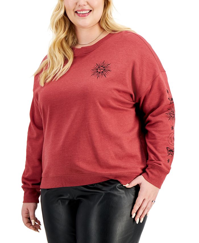 Rebellious One Trendy Plus Size Graphic Sweatshirt Macy's