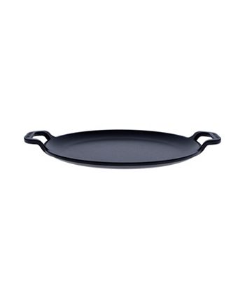 Cuisinel Cast Iron Pizza Pan for Oven Flat Skillets Comal for