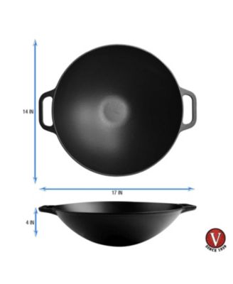 14" Cast Iron Wok