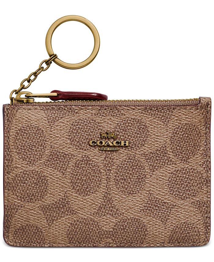 Coach Brown & Green Mini Skinny ID Case, Best Price and Reviews