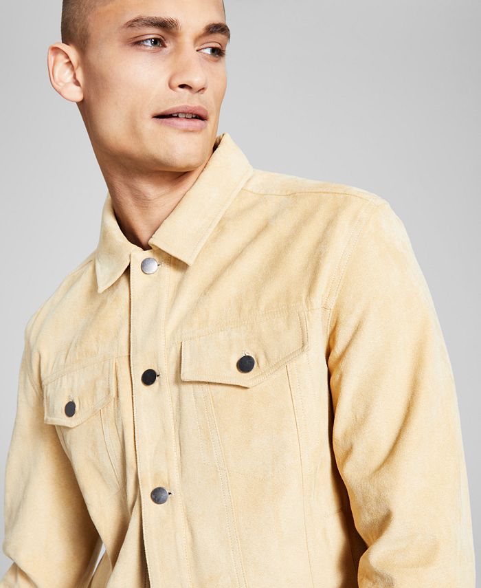And Now This Men's FauxSuede Trucker Jacket Macy's