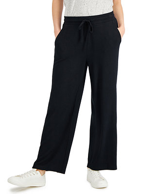 Style & Co Hacci Drawstring Pants, Created for Macy's & Reviews - Pants ...