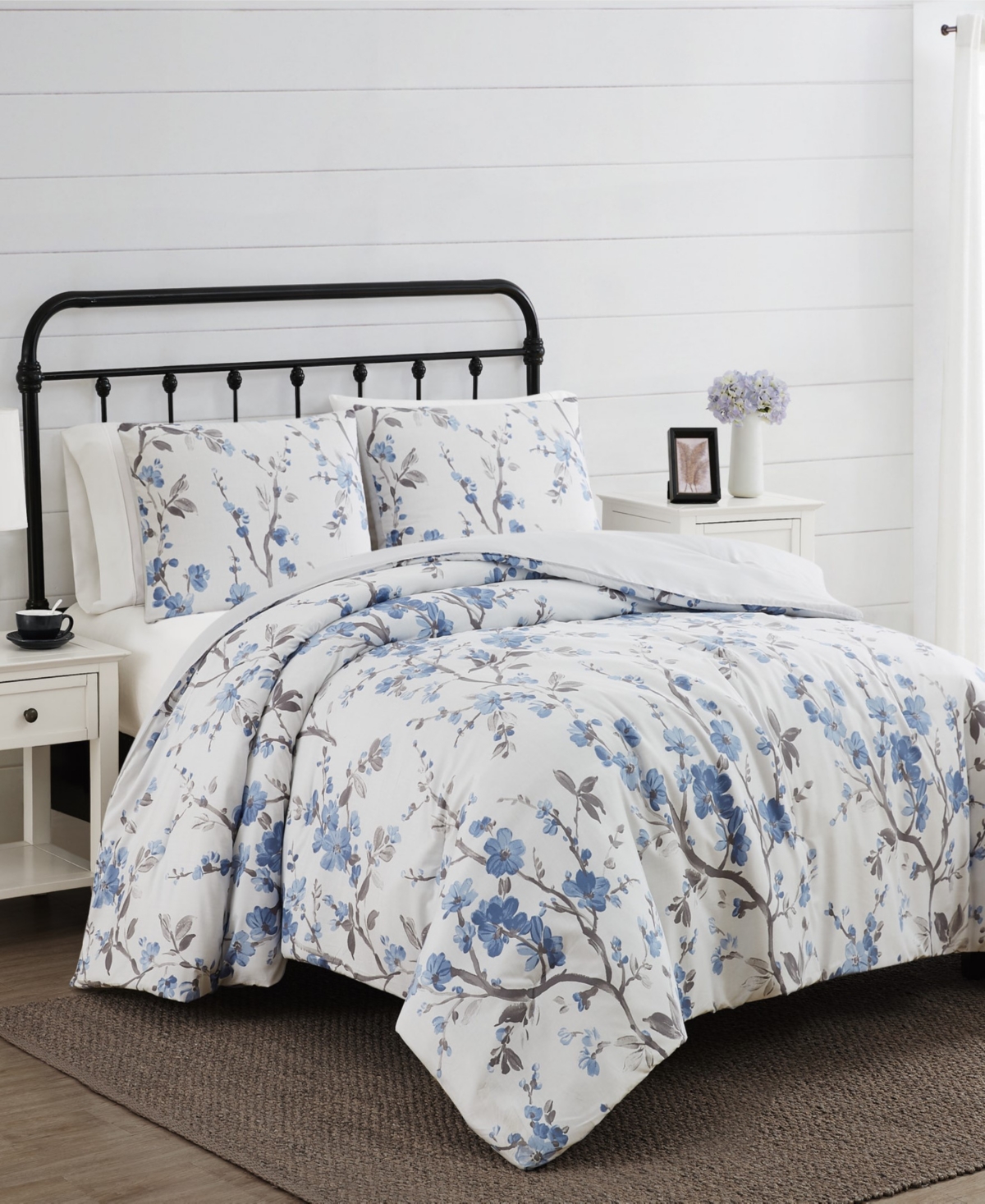 Cannon Kasumi Floral 3 Piece Comforter Set