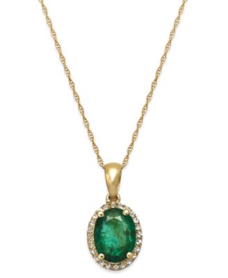 emerald pendant