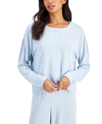 Photo 1 of Jenni Ribbed Henley Pajama Top ONLY