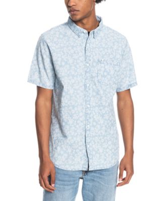 quiksilver short sleeve button down shirts