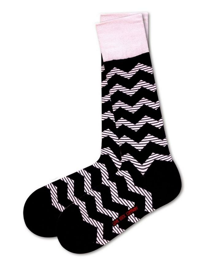Love Sock Company Men's Dress Socks Zig Zag & Reviews Underwear