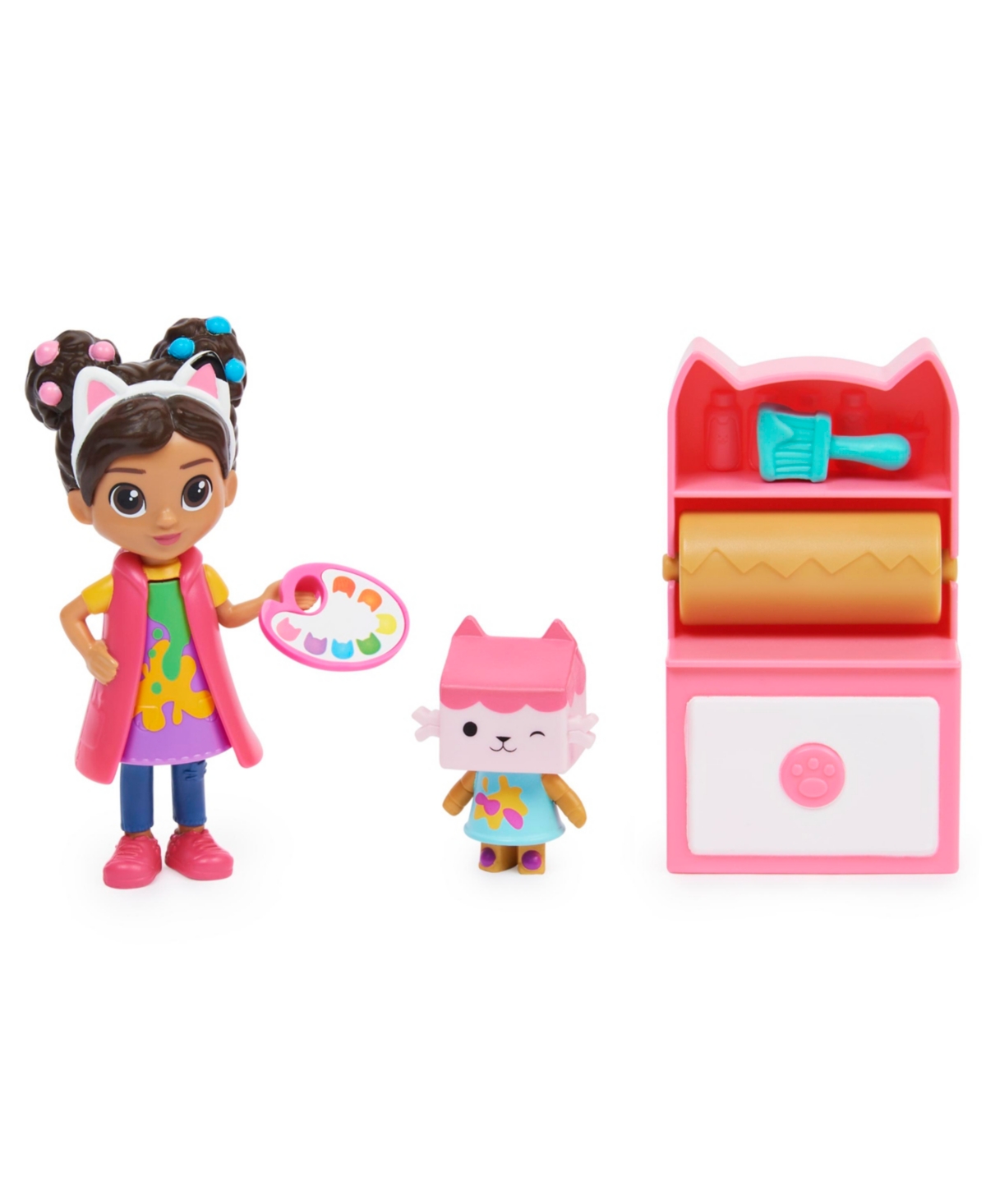 Shop Gabby's Dollhouse Dreamworks , Art Studio Set With 2 Toy Figures In Multi-color