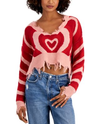 juniors red sweater