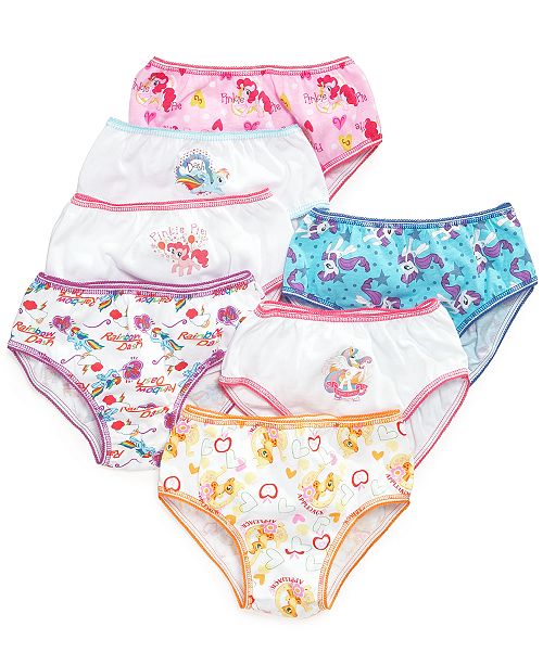 My Little Pony Cotton Underwear, 7-Pack, Little Girls 