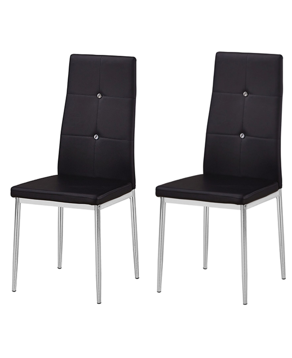 12857586 Trina Modern Living Side Chairs,, Set of 2 sku 12857586