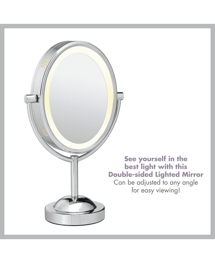 Conair DoubleSided Lighted Oval Mirror Macy's