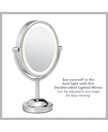 Conair - Double-Sided Lighted Oval Mirror