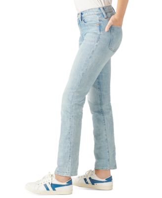 Lucky Brand Zoe High-Rise Straight-Leg Jeans