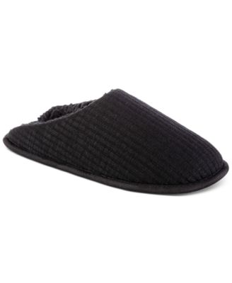 Isotoner Signature - Sherpa-Lined Knit Slippers