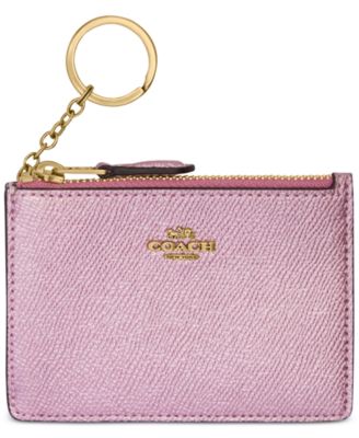 pink coach wallets