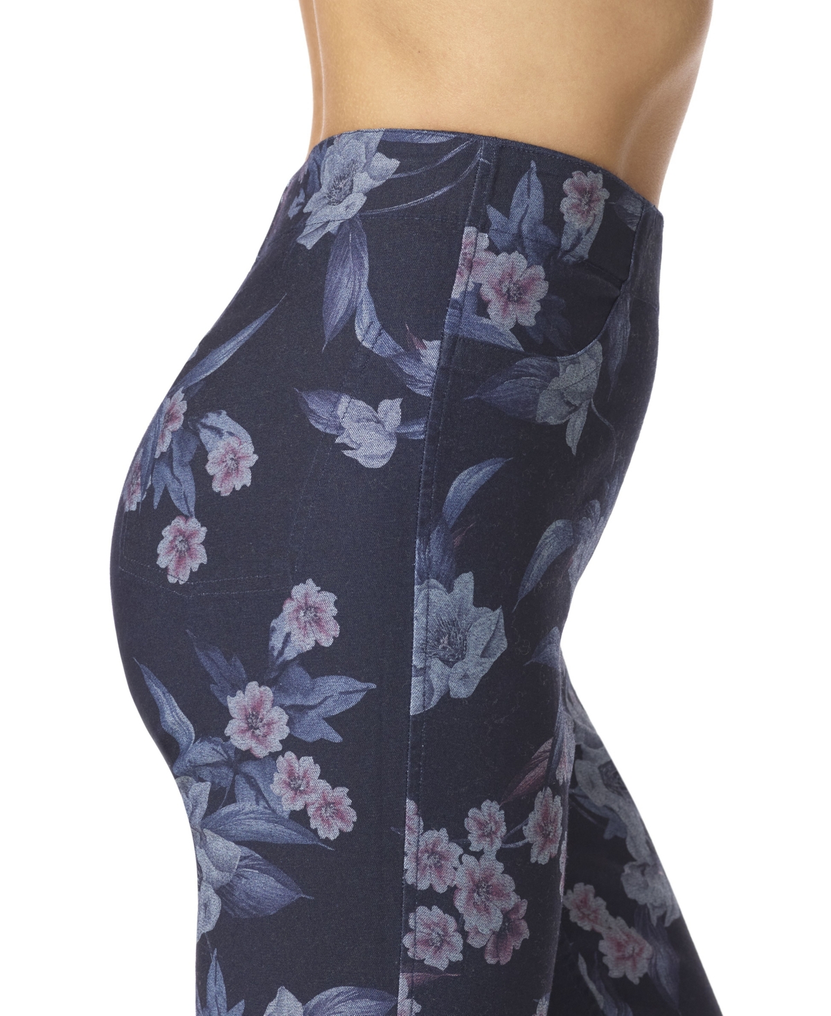 Hue Women's Reversible Denim High Rise Leggings