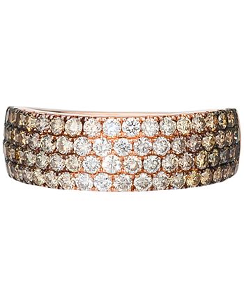 Le Vian - Ombr&eacute; Diamond (1-1/4 ct. t.w.) & Nude Diamond (1/6 ct. t.w.) Band in 14k Rose Gold