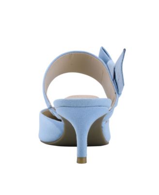 Women's Millie Bow Strap Kitten Heel Mules