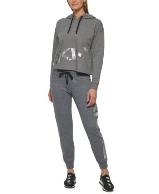 DKNY - Metallic-Graphic Pullover Hoodie