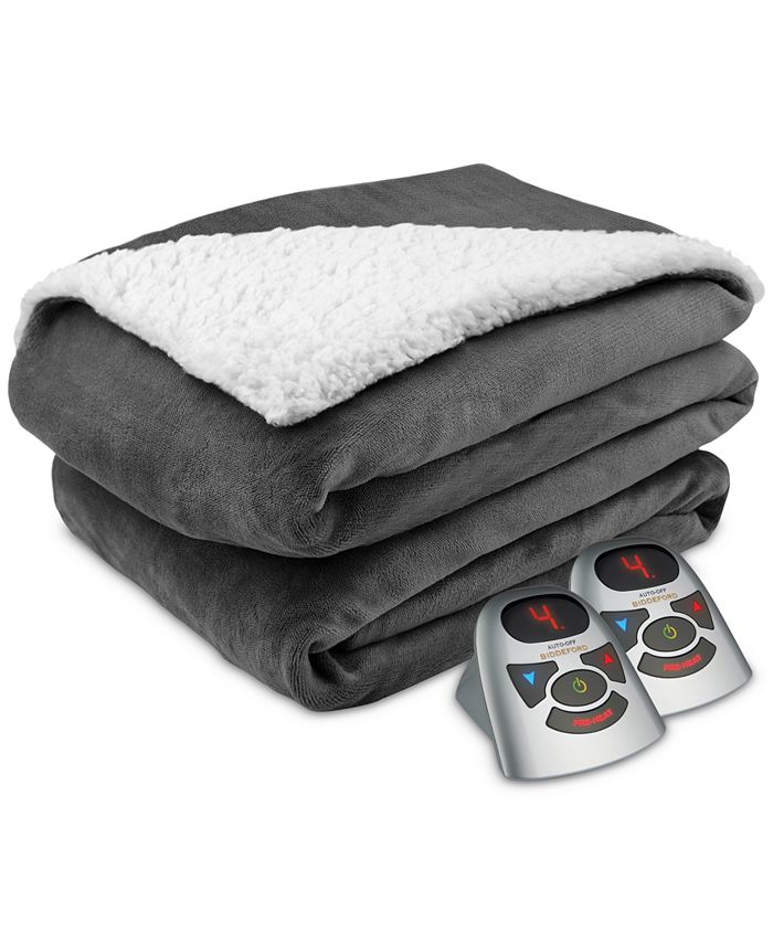 Sleep well by hotsell biddeford heated microplush blanket