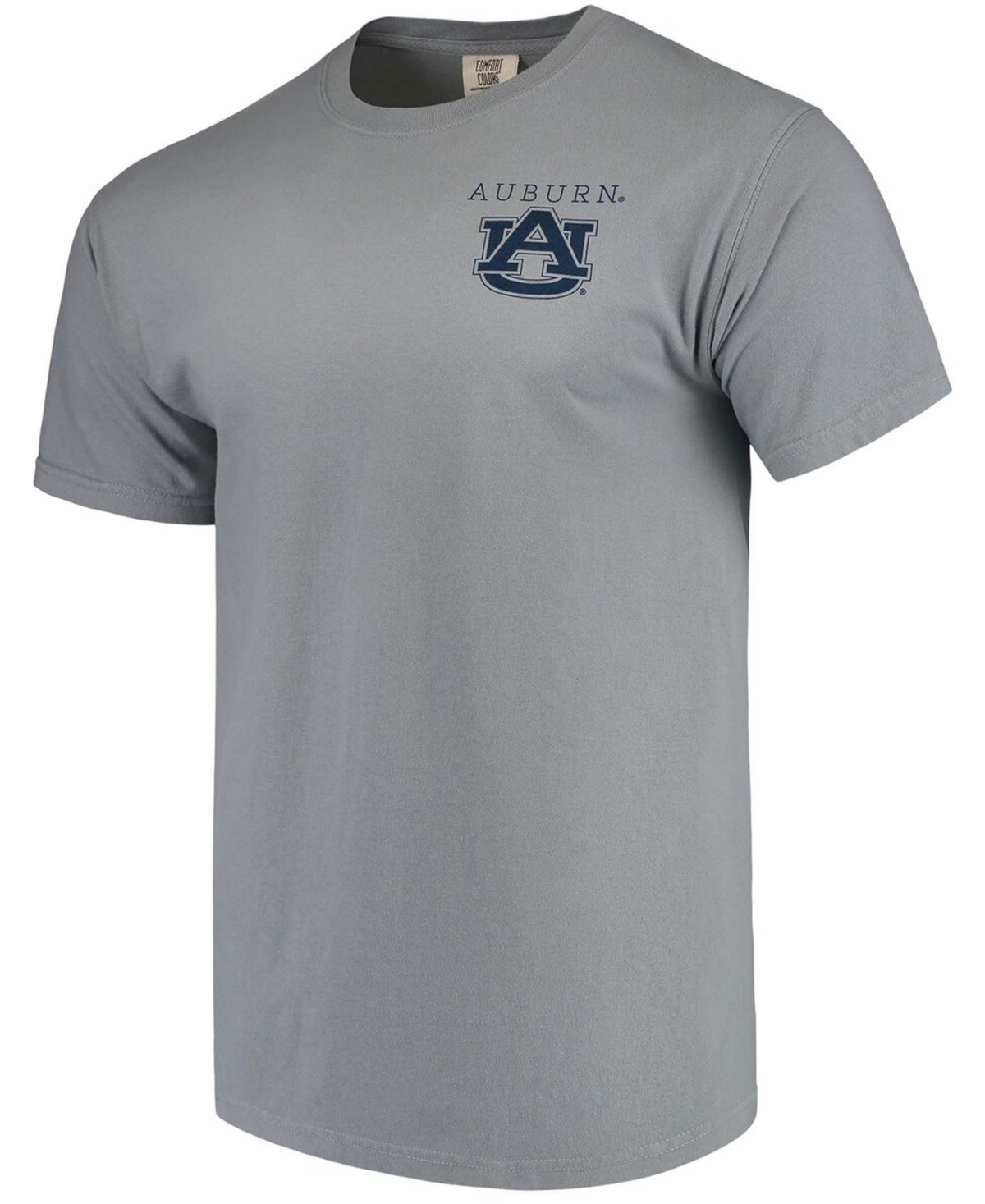 Men's Gray Auburn Tigers Comfort Colors Campus Scenery T-shirt - Gray