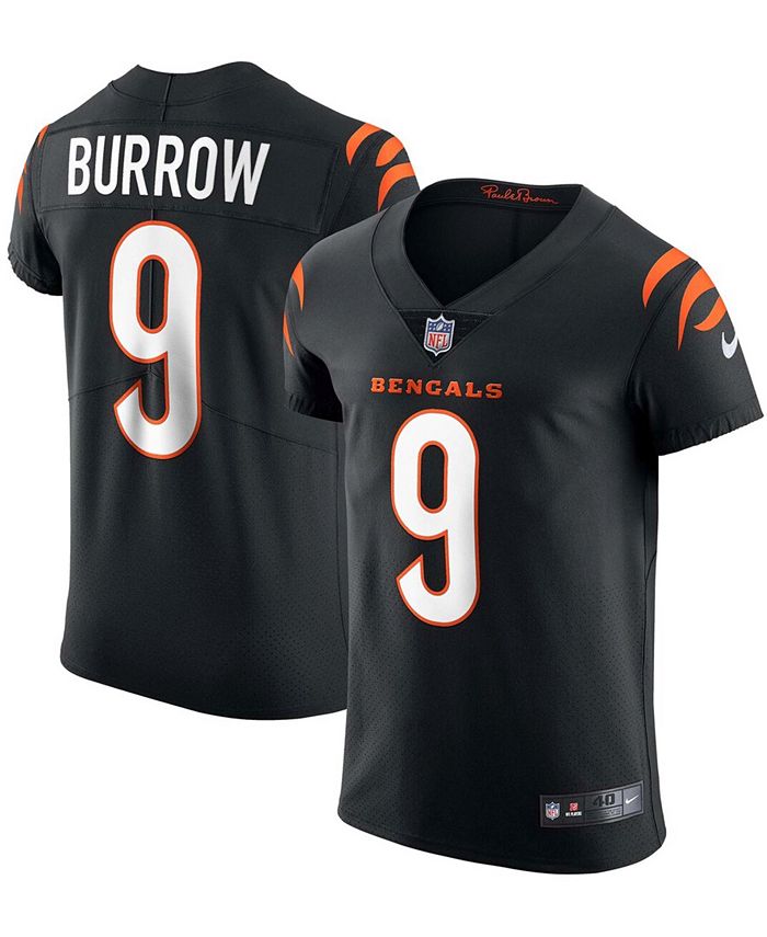 Nike Men's Joe Burrow Black Cincinnati Bengals Vapor Elite Jersey Macy's