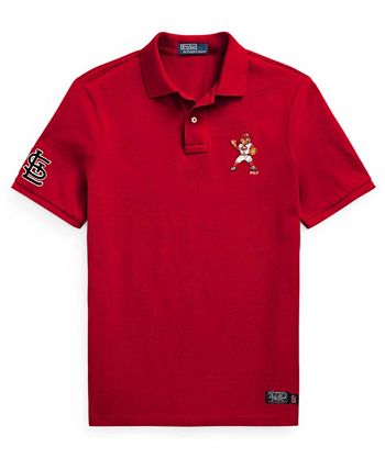 St Louis Cardinals Polo Shirt Adult XXL 2XL Red MLB Baseball Sport Outdoor  Mens
