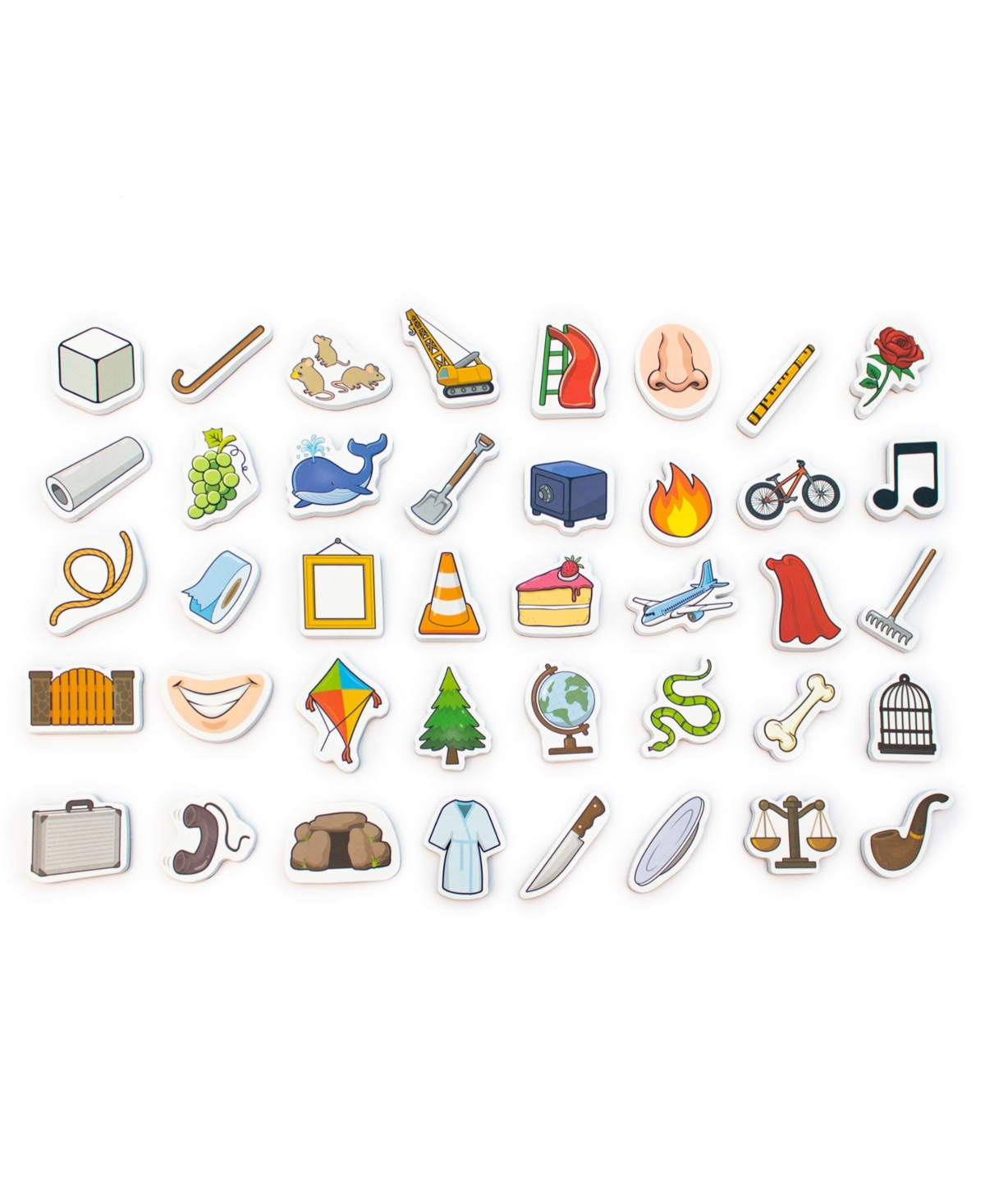 Junior Learning Magic-e Magnetic Learning Foam-Like Objects Educational Learning Set, 40 Pieces