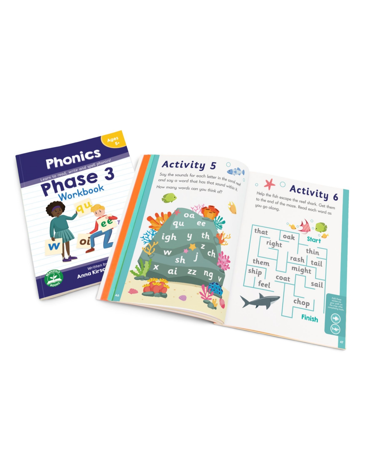 Shop Junior Learning Phase-3 Phonics Educational Learning Workbook In Multi