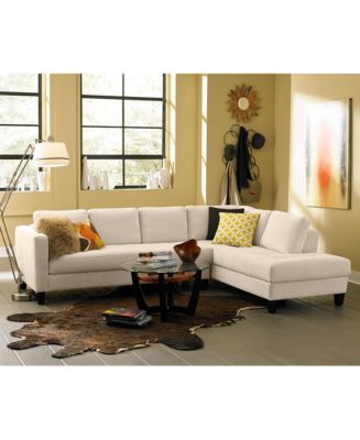 Furniture CLOSEOUT! Rylee Fabric Sectional Sofa Collection, Created for Macy&#39;s - Furniture - Macy&#39;s